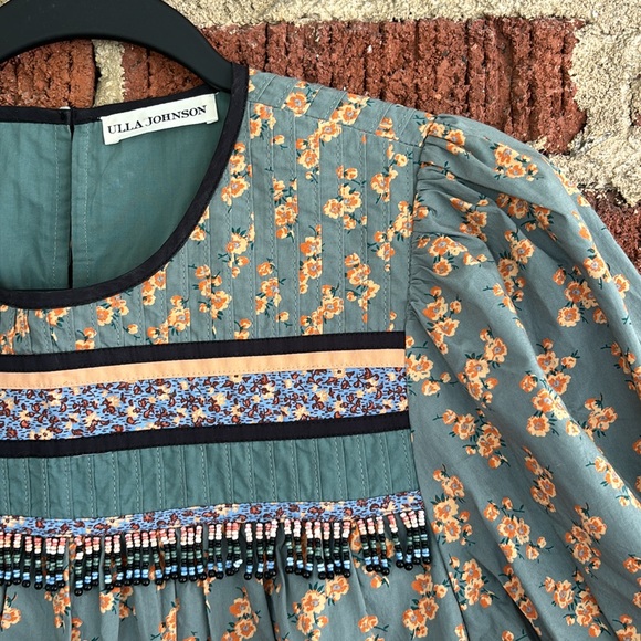 ULLA JOHNSON ADALIE FLORAL TOP - Picture 4 of 8